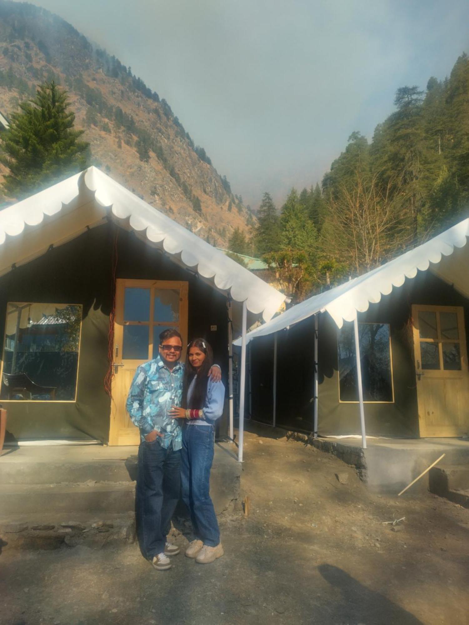 Negi Hill View Camping &Caffe Kasol Bagian luar foto